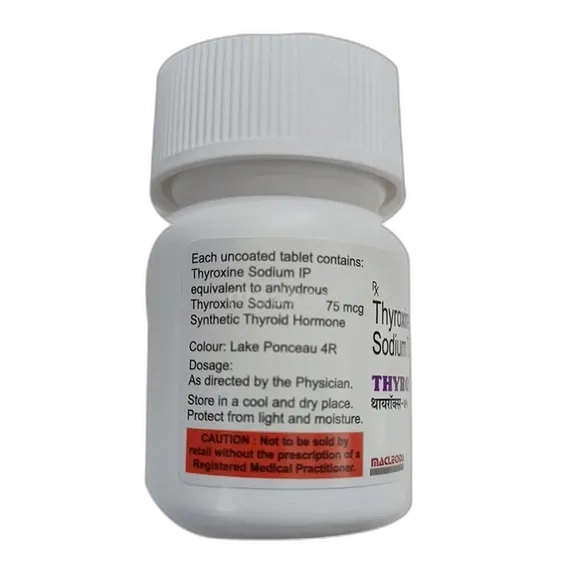 thyrox 75mcg tablet 120's